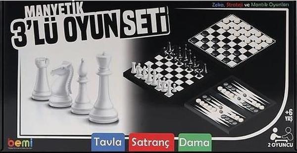 Bemi Mıknatıslı 3lü Oyun Seti - Image 1