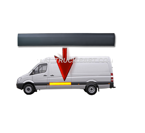 Volkswagen Crafter Mercedes Sprinter Sol Yan Orta Kaplama 2006 Sonrası Uyumlu - Image 1