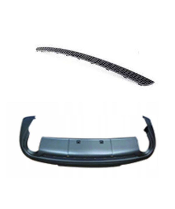 Audi Q7 Arka Difüzör S-line Izgaralı 2011 Sonrası Uyumlu - Image 1