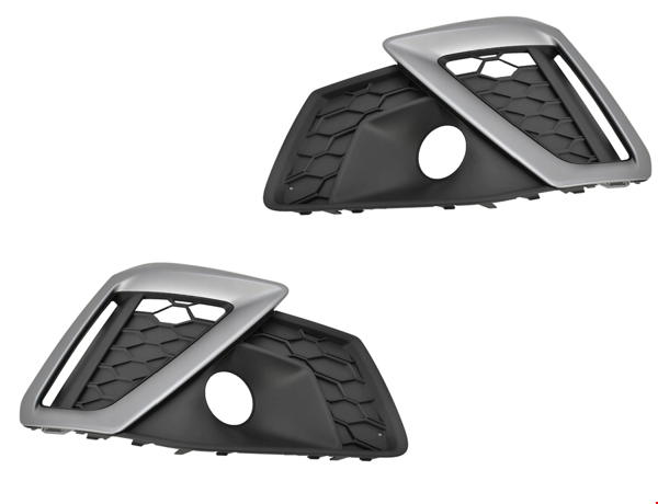 Audi A4 Ön Tampon Izgarası Sağ S-line (Gri) 2020 Sonrası Uyumlu - Image 1