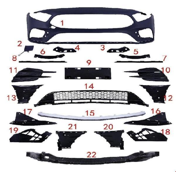 Mercedes-benz A Serisi W177 Ön Tampon Seti Amg 2020 Sonrası Uyumlu - Image 1