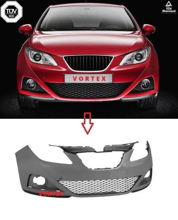 Seat Ibiza Ön Tampon (Tyg Spoiler Orta Izgara) 2008 Sonrası Uyumlu - Image 1