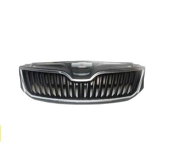 Skoda Rapid Ön Panjur Kromlu 2013 Sonrası Uyumlu - Image 1