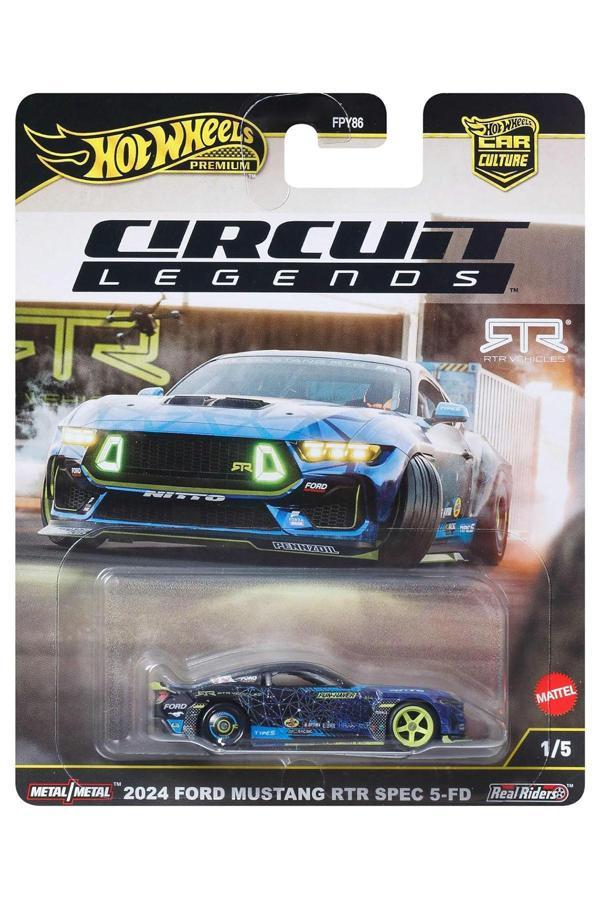 Hot Wheels Premium - 2024 Mustang RTR Spec 5-FD (1/64) Circuid Legends - Image 1