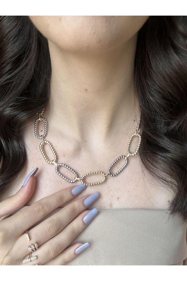 Atelier Emine Çift Renk Ataç Kolye - Image 1