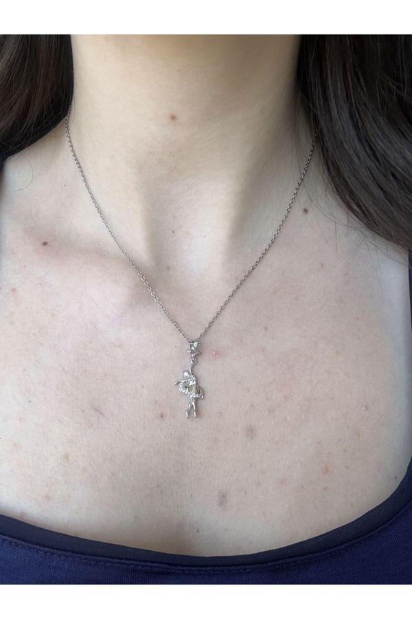 Atelier Emine Silver Balerin Kolye - Image 1