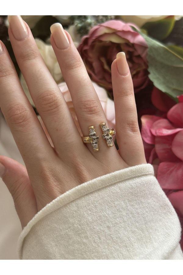 Atelier Emine Taşlı Asimetrik Yüzük - Image 1