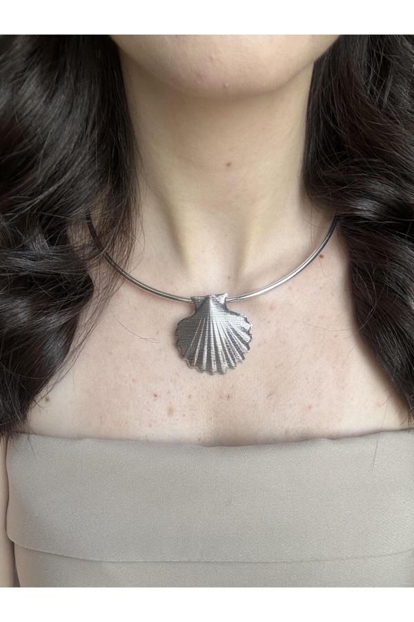 Atelier Emine İstiridye Detaylı Choker Kolye - Image 1