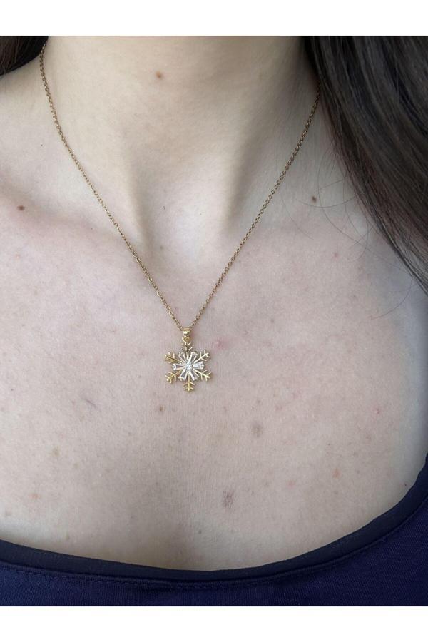 Atelier Emine Gold Kar Tanesi Kolye - Image 1