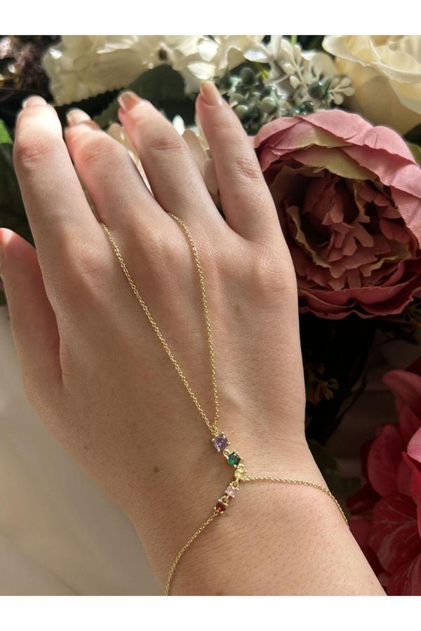 Atelier Emine Renkli Zirkon Detay Şahmeran - Image 1