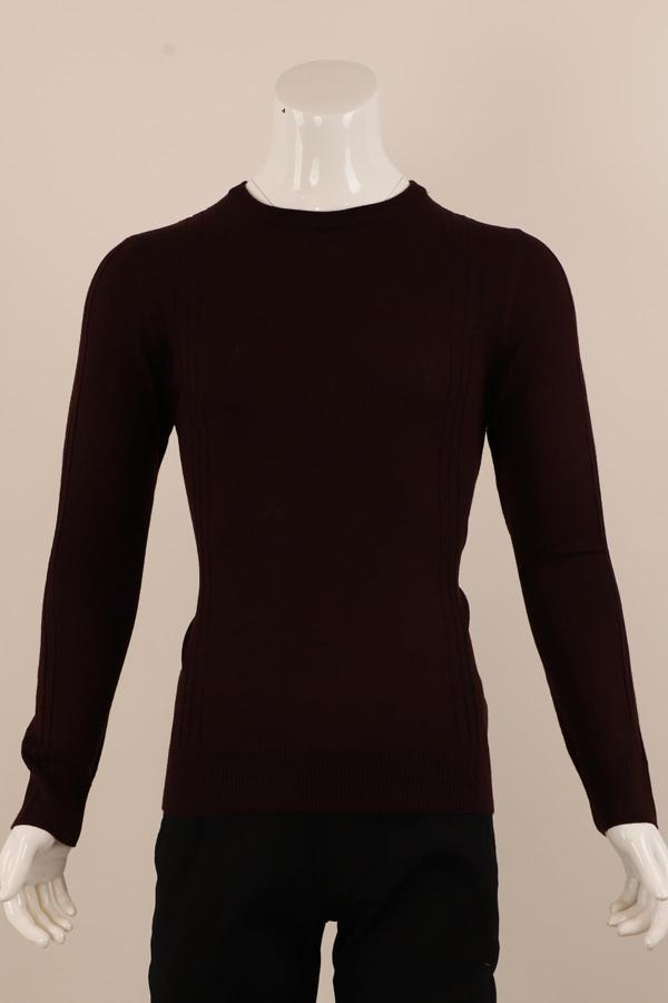 Slim Fit Yünlü Triko - Image 1