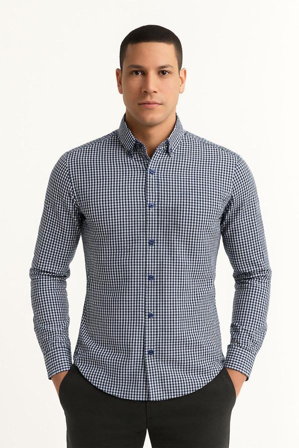 Uzun Kol Slim Fit Gömlek - Image 1
