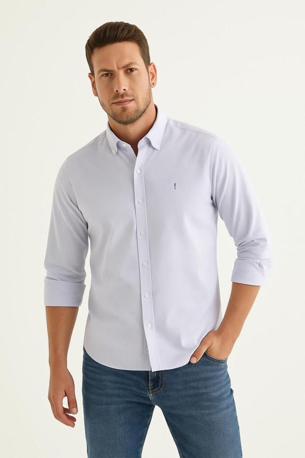 Erkek Slim Fit Gömlek - Image 1