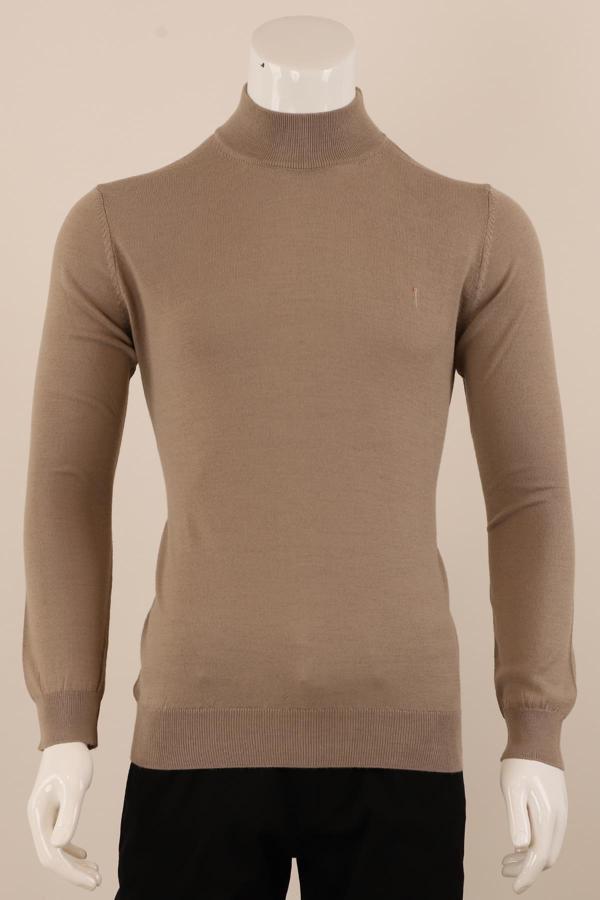 Slim Fit Yünlü Boğazlı Triko - Image 1