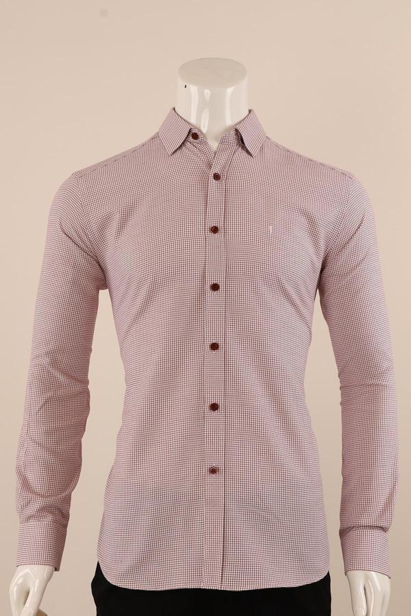 Uzun Kol Regular Fit Kareli Gömlek - Image 1