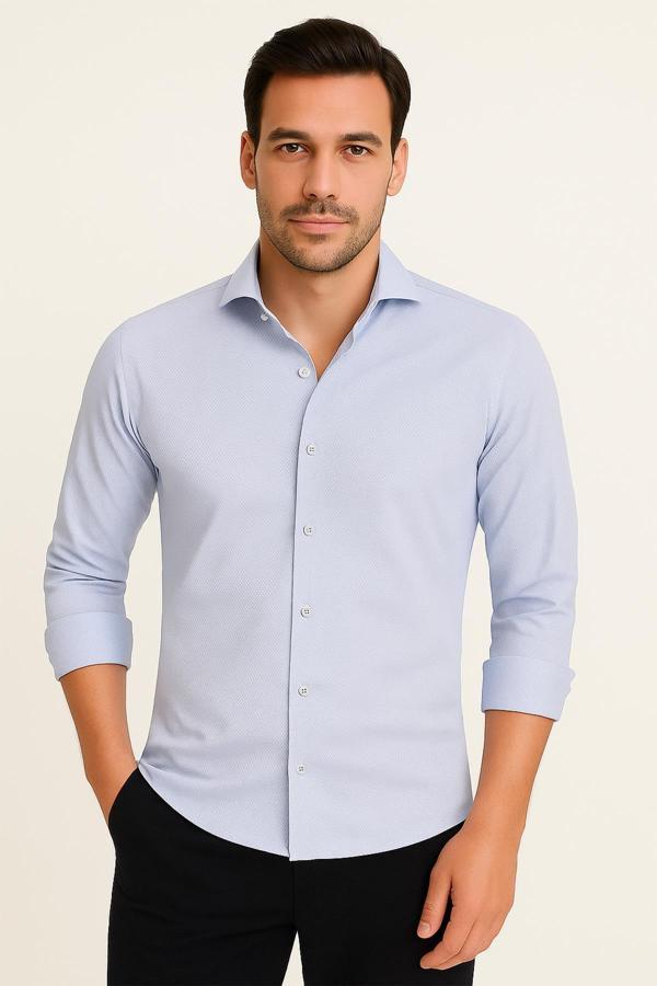 Erkek Slim Fit Gömlek - Image 1