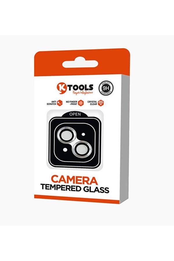Ktools iPhone 15 / 15 Plus Lens Koruyucu - Sarı - Image 1