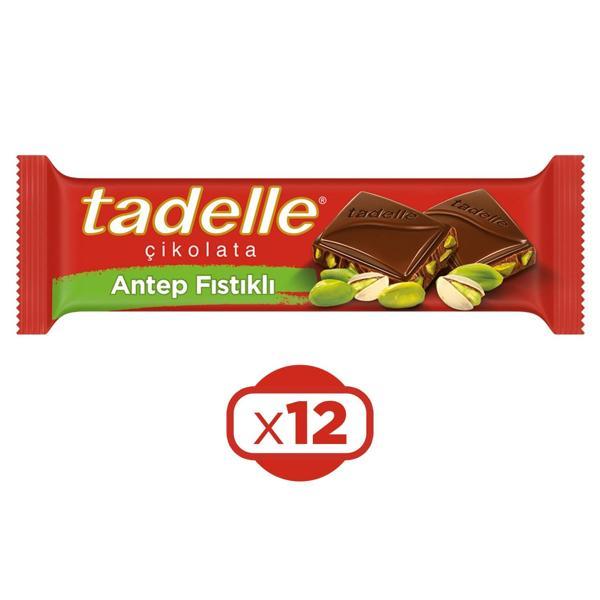 Tadelle Antep Fıstıklı Tablet Çikolata 30 gr x 12 Adet - Image 1