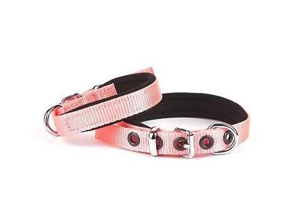 Doggie Softlu Köpek Boyun Tasması 1,5 cm x 35 cm Pembe - Image 1