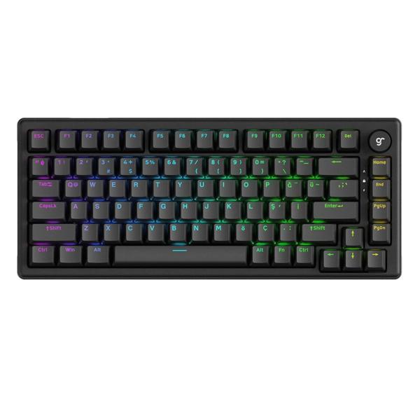 GameRaider K1 HE Grey Ultra-Fast Lime Manyetik Switch 8K Hz Türkçe Kablolu Gaming Klavye - Image 1