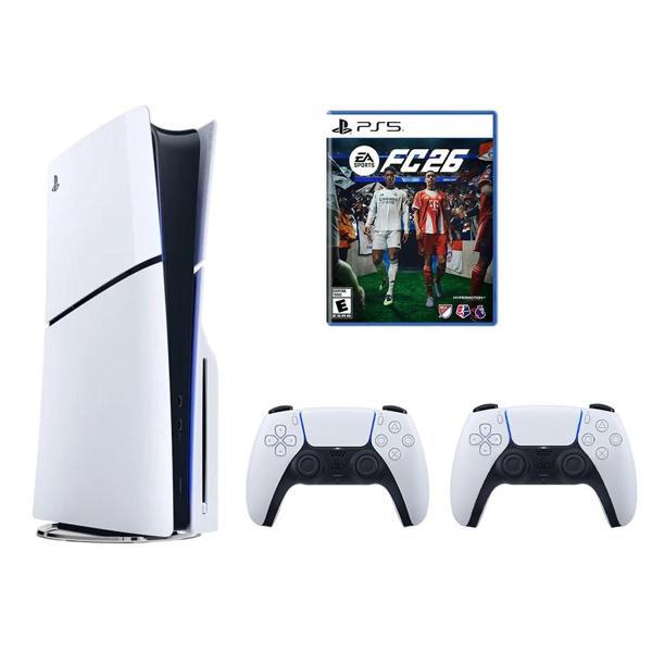 Playstation 5 Slim Standart  1 TB+ 2. Dualsense + PS5 FC26 CD (İthalatçı Garantili) - Image 1