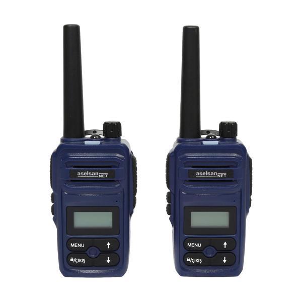 ASELSAN PM-985 PMR PİL VE ŞARJ DAHİL İKİLİ EL TELSİZİ (12 KM)(16 KANAL + 121 ALT KANAL) - Image 1