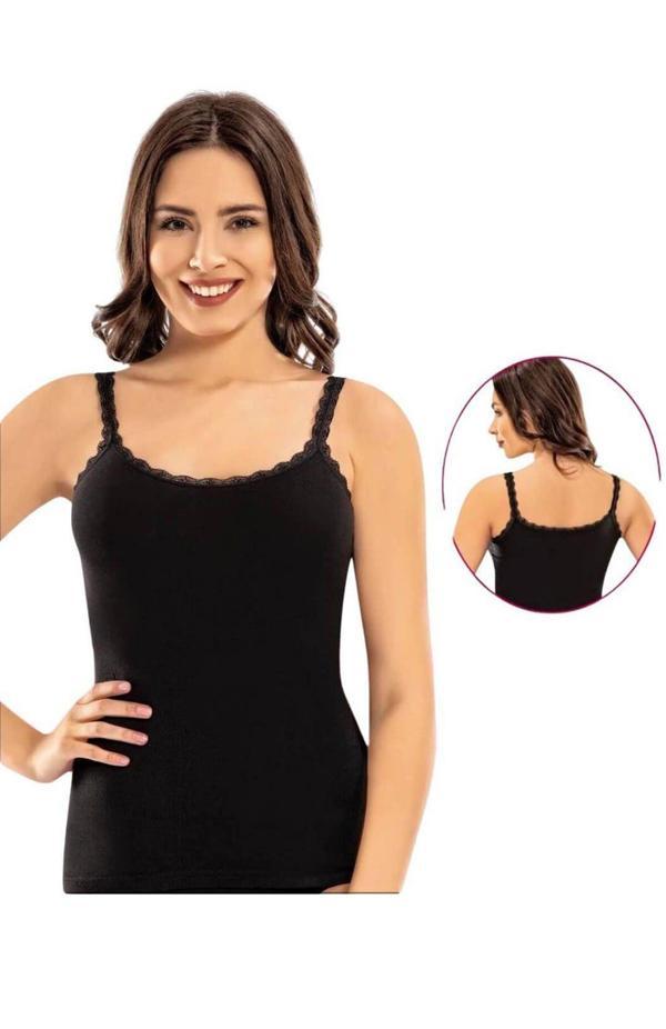 Kadın İp Askılı Atlet - Kota 6307 - Image 1