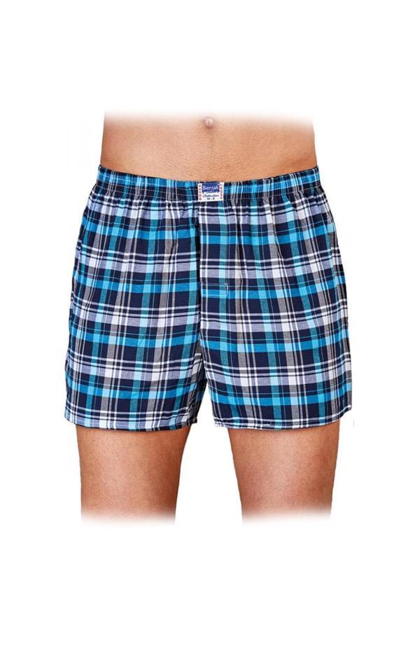 Erkek Desenli Poplin 3 Lü Boxer Berrak-1052 - Image 1