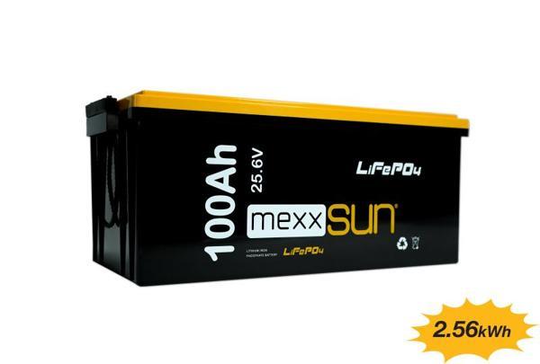MEXXSUN Lityum Akü 25,6V 100Ah (LiFePo4) 2560Wh - Image 1