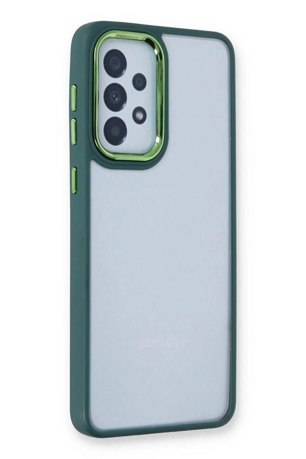 Samsung Galaxy A53 5G Kılıf Dora Kapak - Haki Yeşil - Image 1