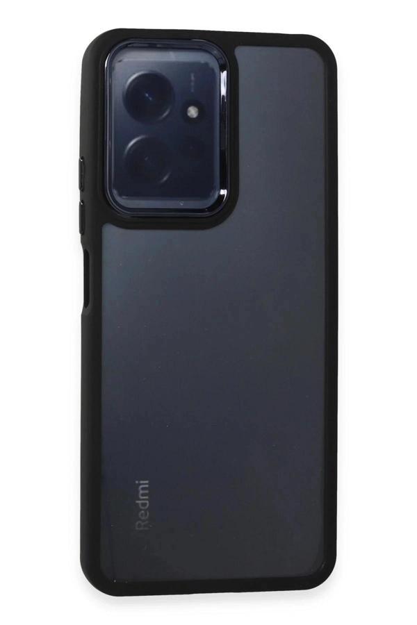 Xiaomi Redmi Note 12 4G Kılıf Dora Kapak - Siyah - Image 1
