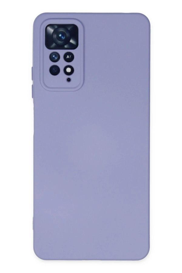 Xiaomi Redmi Note 11 Pro Kılıf Nano içi Kadife Silikon - Lila - Image 1