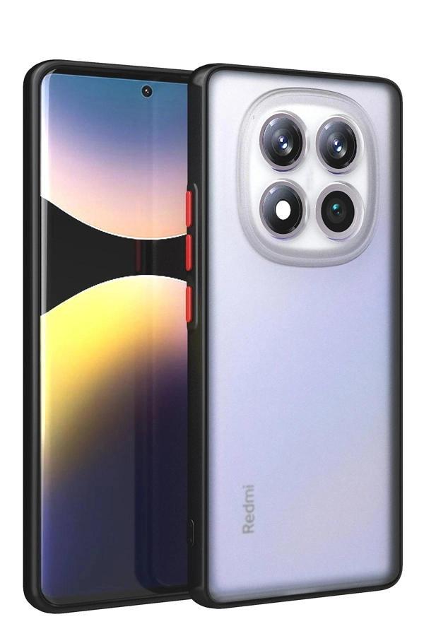 Xiaomi Redmi Note 14 Pro 5G Kılıf Montreal Silikon Kapak - Siyah - Image 1