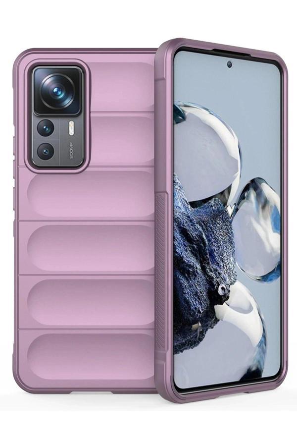 Xiaomi Mi 12T Pro Kılıf Optimum Silikon - Mor - Image 1