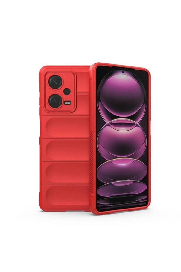 Xiaomi Redmi Note 12 4G Kılıf Optimum Silikon - Kırmızı - Image 1