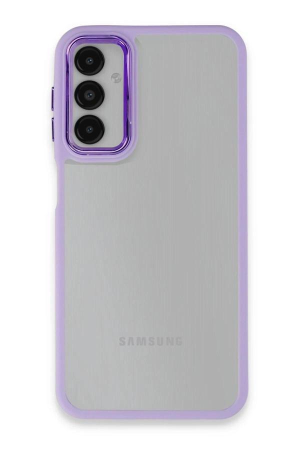 Samsung Galaxy A14 4G Kılıf Dora Kapak - Lila - Image 1