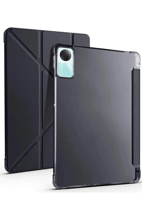 Xiaomi Redmi Pad SE 4G Kılıf Kalemlikli Mars Tablet Kılıfı - Siyah - Image 1
