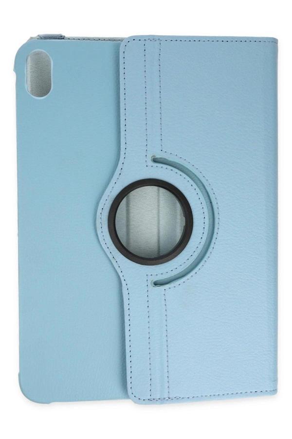 iPad 2022 10.9 (10.nesil) Kılıf 360 Tablet Deri Kılıf - Turkuaz - Image 1