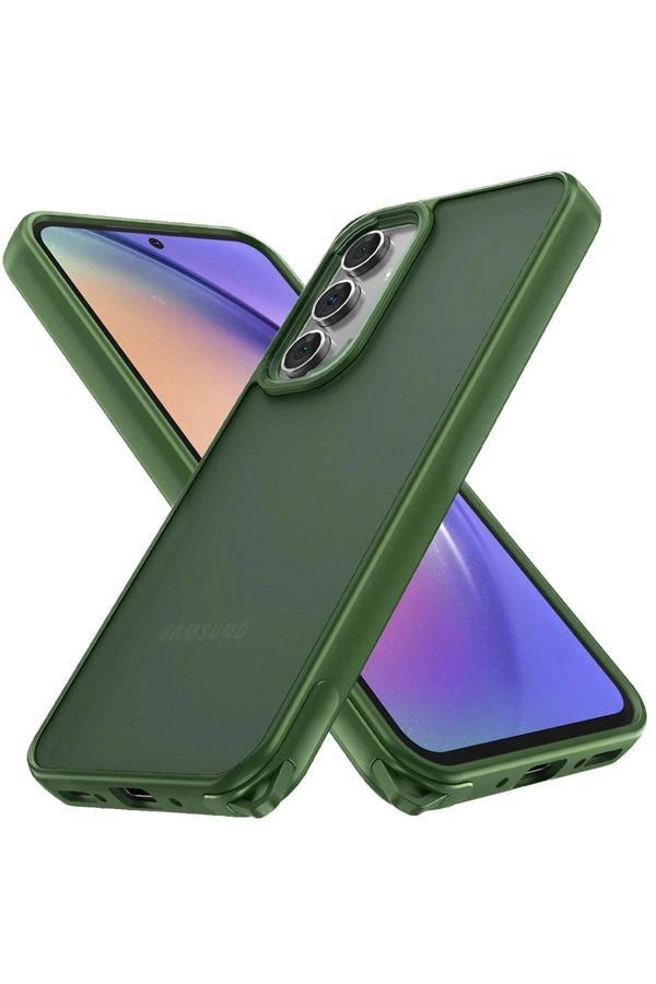 Samsung Galaxy A04S Kılıf Elegant Kapak - Yeşil - Image 1