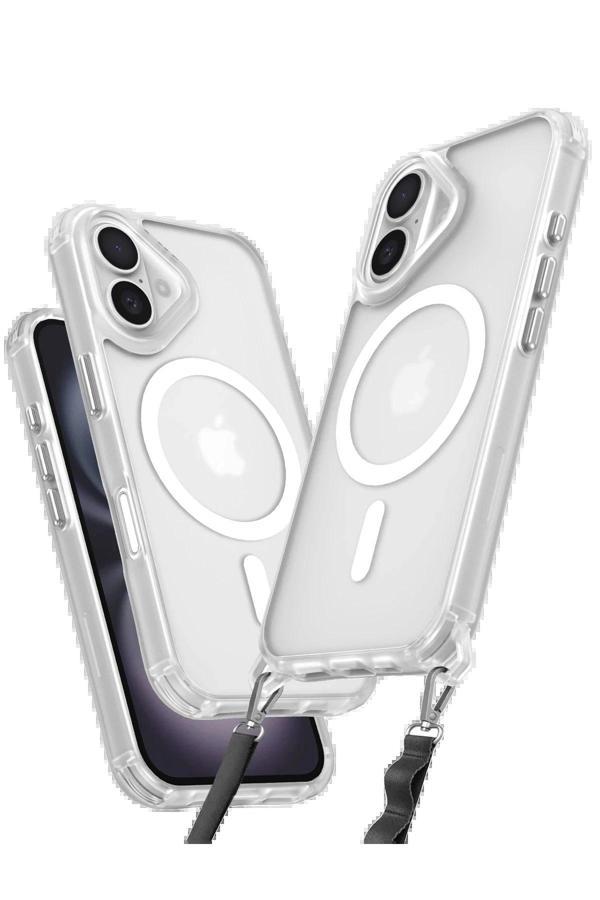 iPhone 16 Kılıf Enka Magsafe Silikon Kılıf - Şeffaf - Image 1