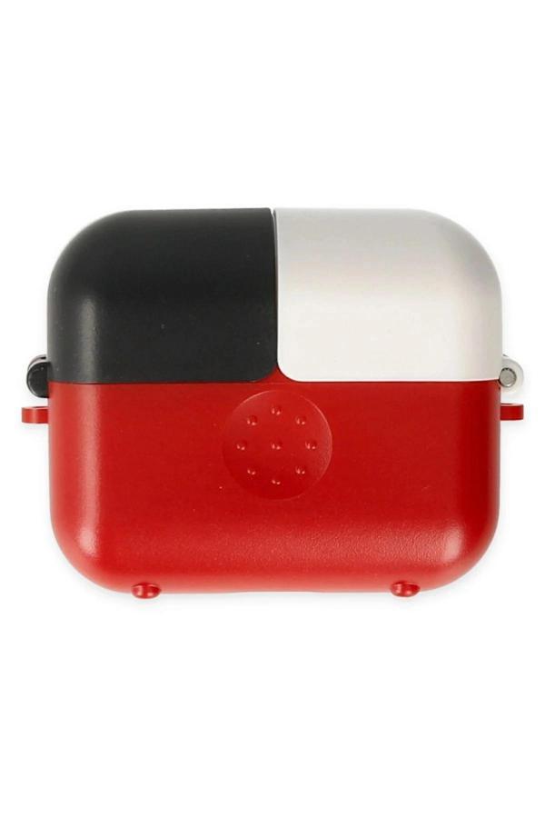 Airpods 3 (3.nesil) Basmalı Kılıf - Kırmızı-Siyah-Beyaz - Image 1