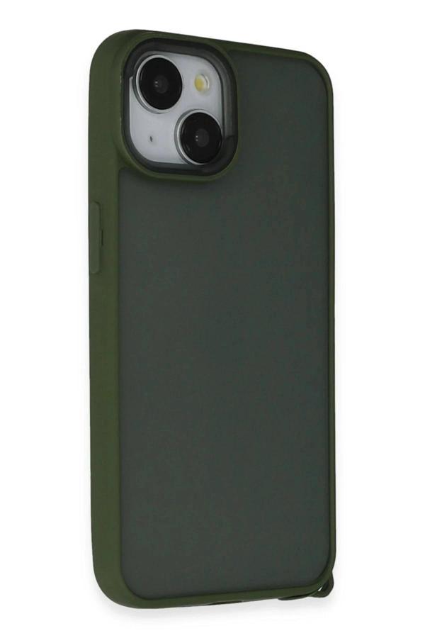 iPhone 15 Kılıf Elegant Kapak - Yeşil - Image 1