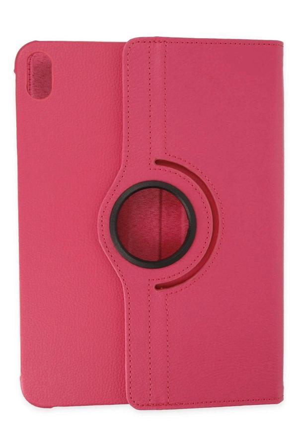 iPad 2022 10.9 (10.nesil) Kılıf 360 Tablet Deri Kılıf - Pembe - Image 1