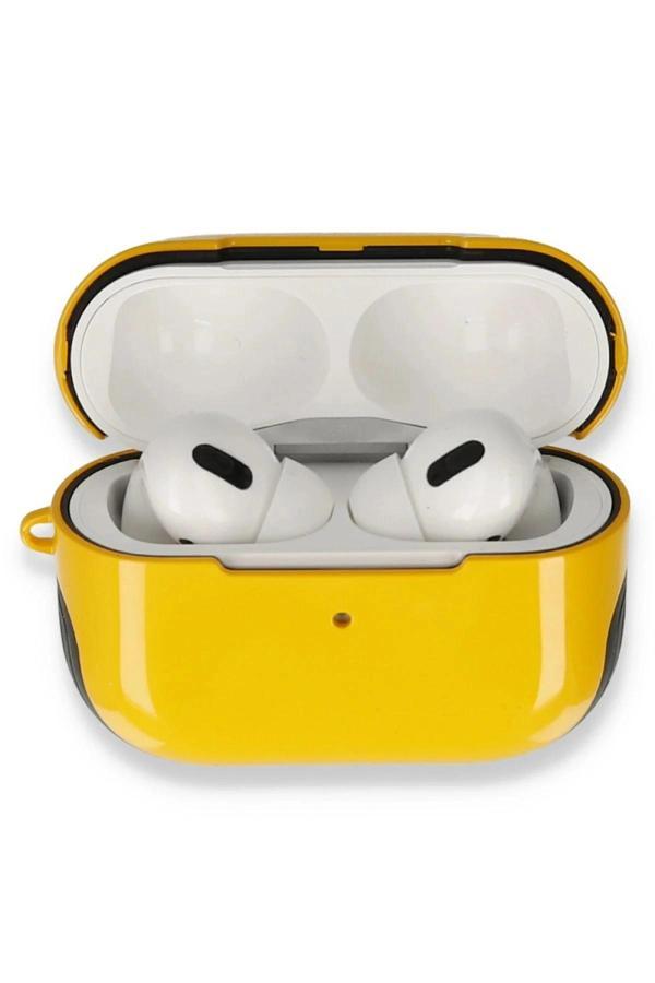 Airpods Pro (1.nesil) 3in1 Kılıf - Sarı - Image 1