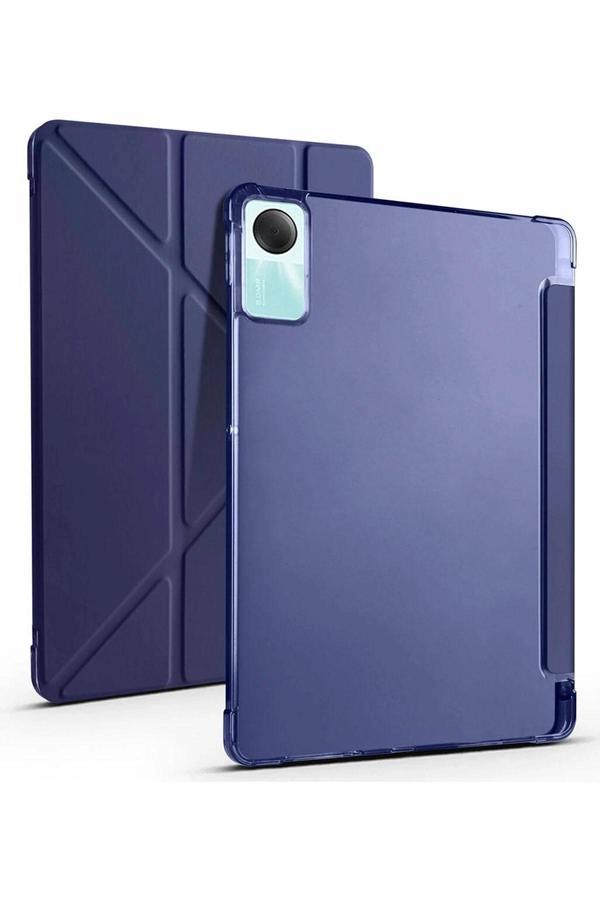 Xiaomi Redmi Pad SE 4G Kılıf Kalemlikli Mars Tablet Kılıfı - Lacivert - Image 1