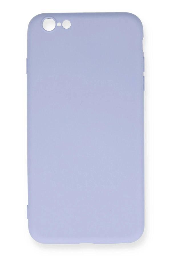 iPhone 6 Plus Kılıf Nano içi Kadife Silikon - Lila - Image 1