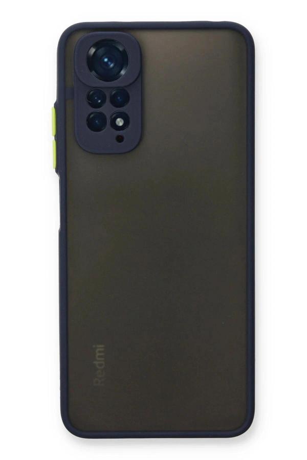 Xiaomi Redmi Note 11 Kılıf Montreal Silikon Kapak - Lacivert - Image 1