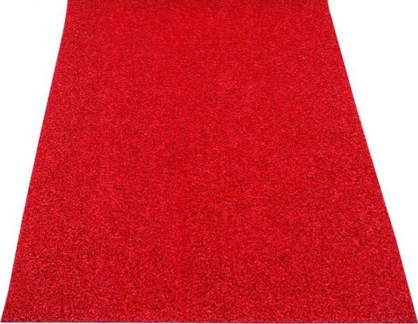 KIRMIZI Kaydırmaz Kaymaz Yolluk Halı Kıvırcık Paspas 120CM X 200CM - Image 1