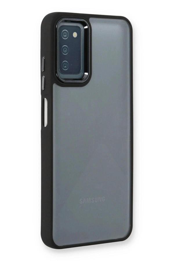 Samsung Galaxy A03S Kılıf Dora Kapak - Siyah - Image 1