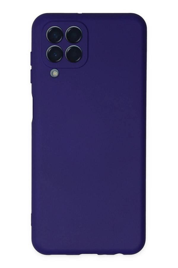 Samsung Galaxy M33 Kılıf Nano içi Kadife Silikon - Mor - Image 1